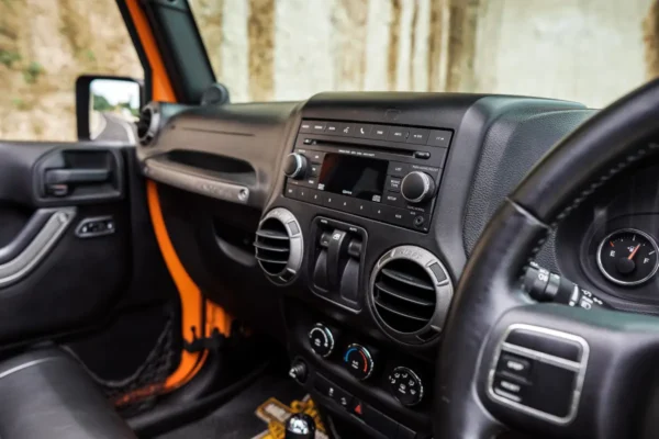 Jeep Wrangler Sahara Orange