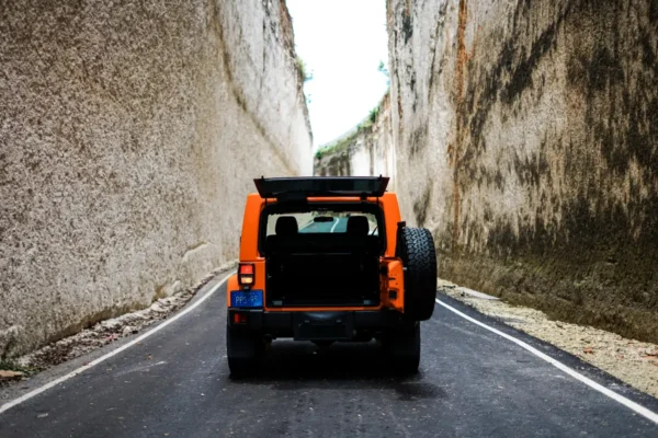 Jeep Wrangler Sahara Orange