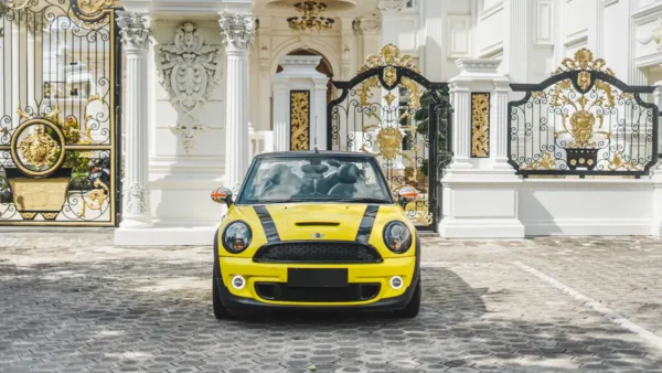 Mini Cooper S Cabrio Yellow