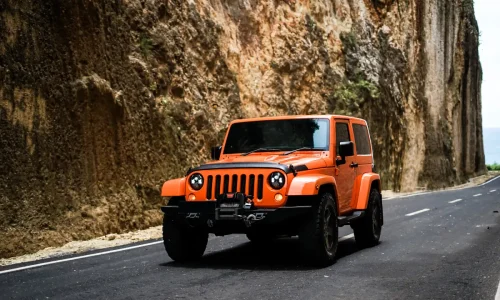 Jeep Wrangler Sahara Orange 2