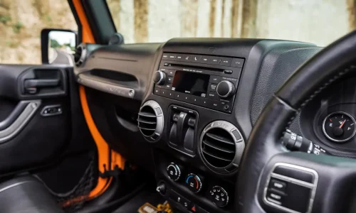 Jeep Wrangler Sahara Orange