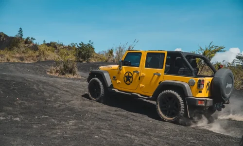 Jeep Wrangler Yellow 4