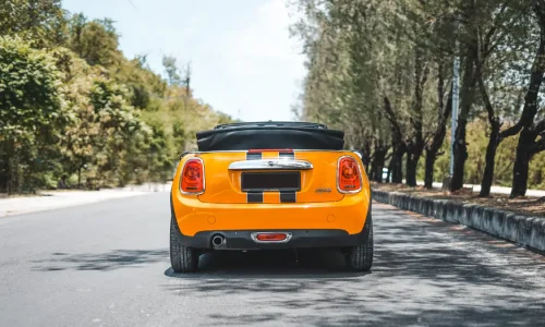 Mini Cooper Cabrio Orange 1