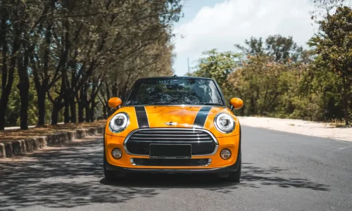 Mini Cooper Cabrio Orange 2017