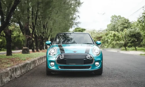 Mini Cooper Cabriolet Aqua Blue