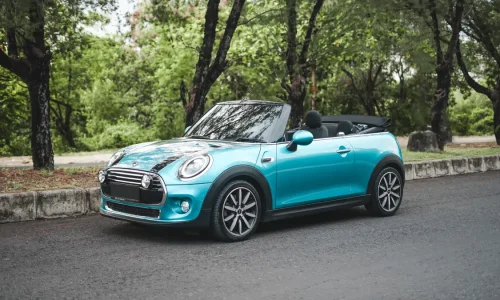 Mini Cooper Cabriolet Aqua Blue