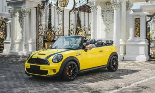 Mini Cooper S Cabrio Yellow 1