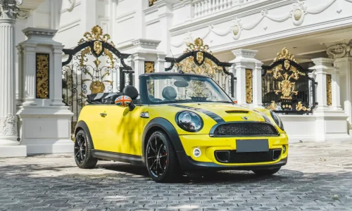 Mini Cooper S Cabrio Yellow