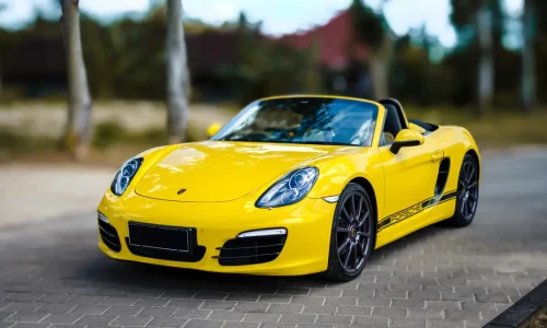 Porsche Boxter Yellow 1