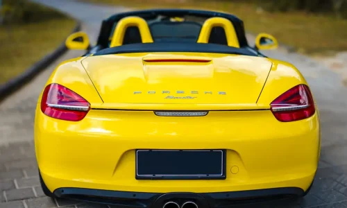 Porsche Boxter Yellow 3